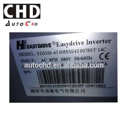 Easydrive heavy load with vector control frequency inverter 5.5kw ED3100-4T0055M